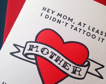 Mother's Day Tattoo card