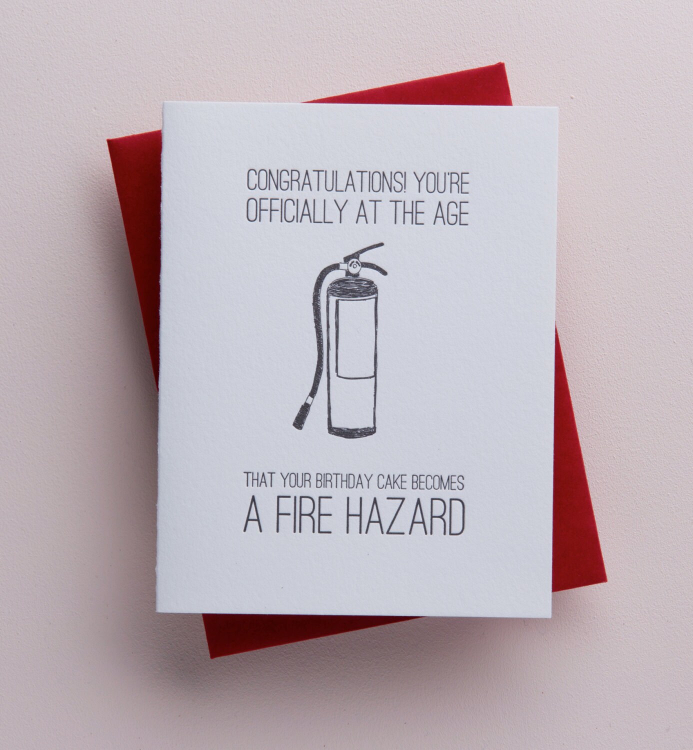 fire hazard birthday cake Etsy