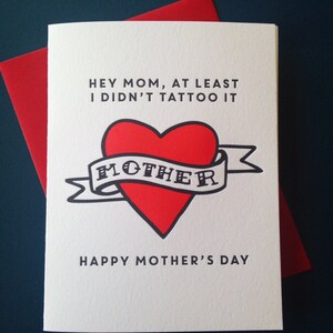 Mother's Day Tattoo card image 2