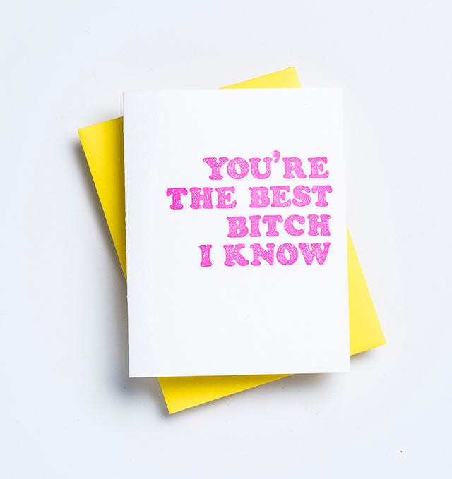 Best Bitch Card | Etsy