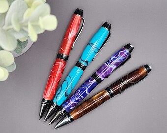 Cigar Pens,*NEW COLORS* handmade acrylic ballpoint pens