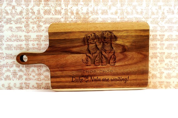 Dachshund Cutting Board - Wood Dachshund Cutting Board - Wood