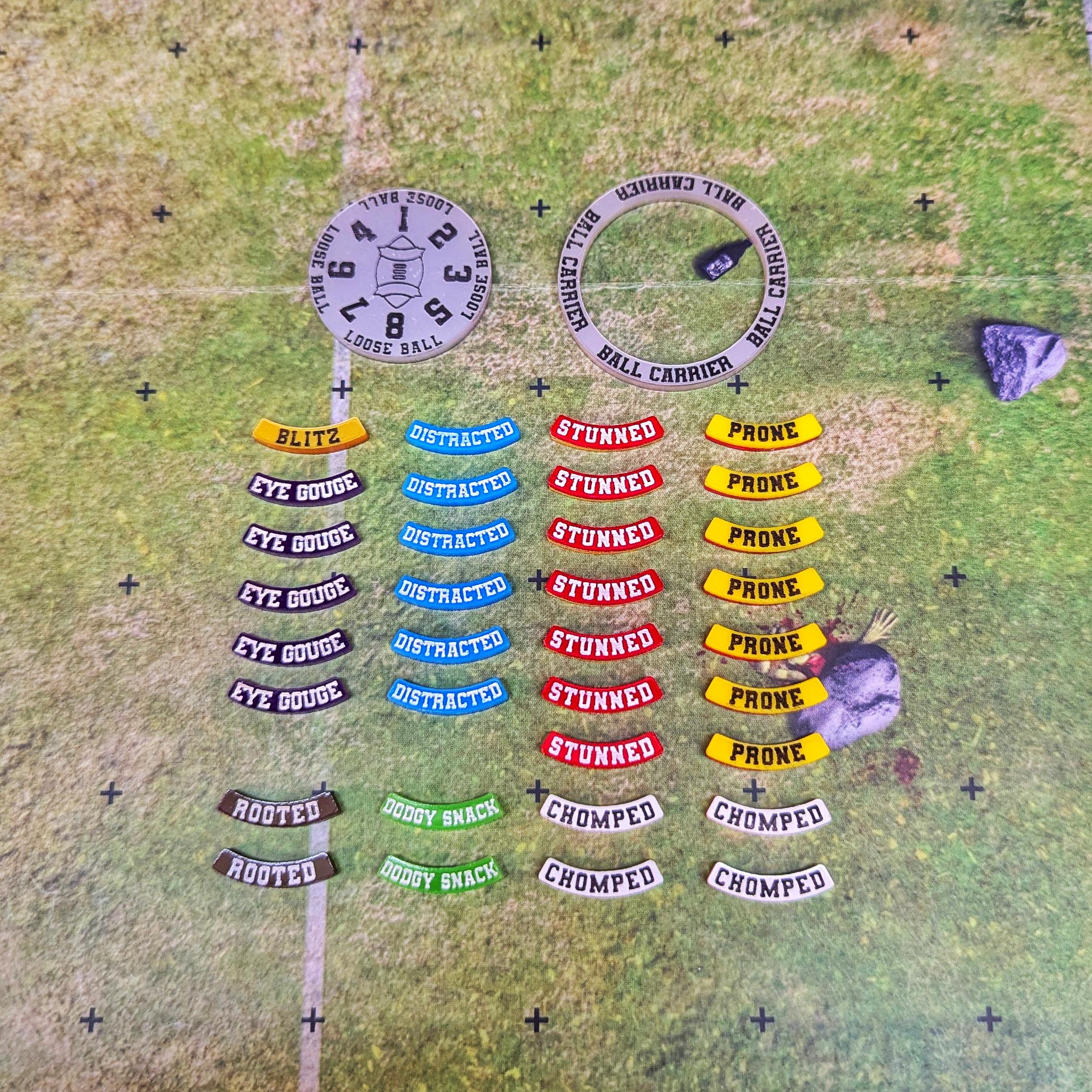 Fantasy Football Status Tokens (compatible With Bloodbowl) - Etsy