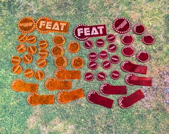 Focus/Fury Token Set compatible with Warmachine MK4
