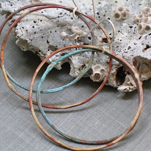 The Two-Tone Sierra Bar Hoops main image 0