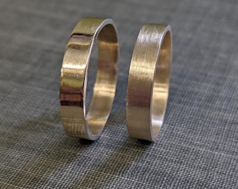 Massief gouden trouwring