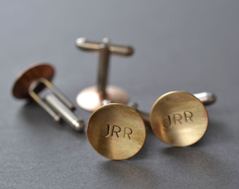 Monogram Cufflinks- groomsman gift ideas, initial cufflinks, custom cufflinks, customized cufflinks, personalized gift, wedding gift