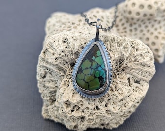 Groene turkoois hanger