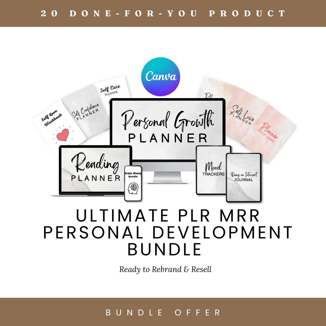 Ultimate Resell Digital Products Bundle PLR MRR Resell Digital Planners ...