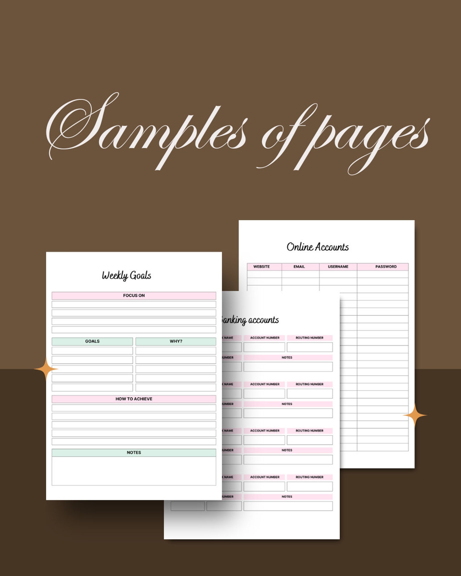 Editable ADHD Checklist Printable Planner Canva Template ADHD Digital ...