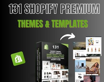 Shopify theme, 131 shopify themes, templates bundle 2.0