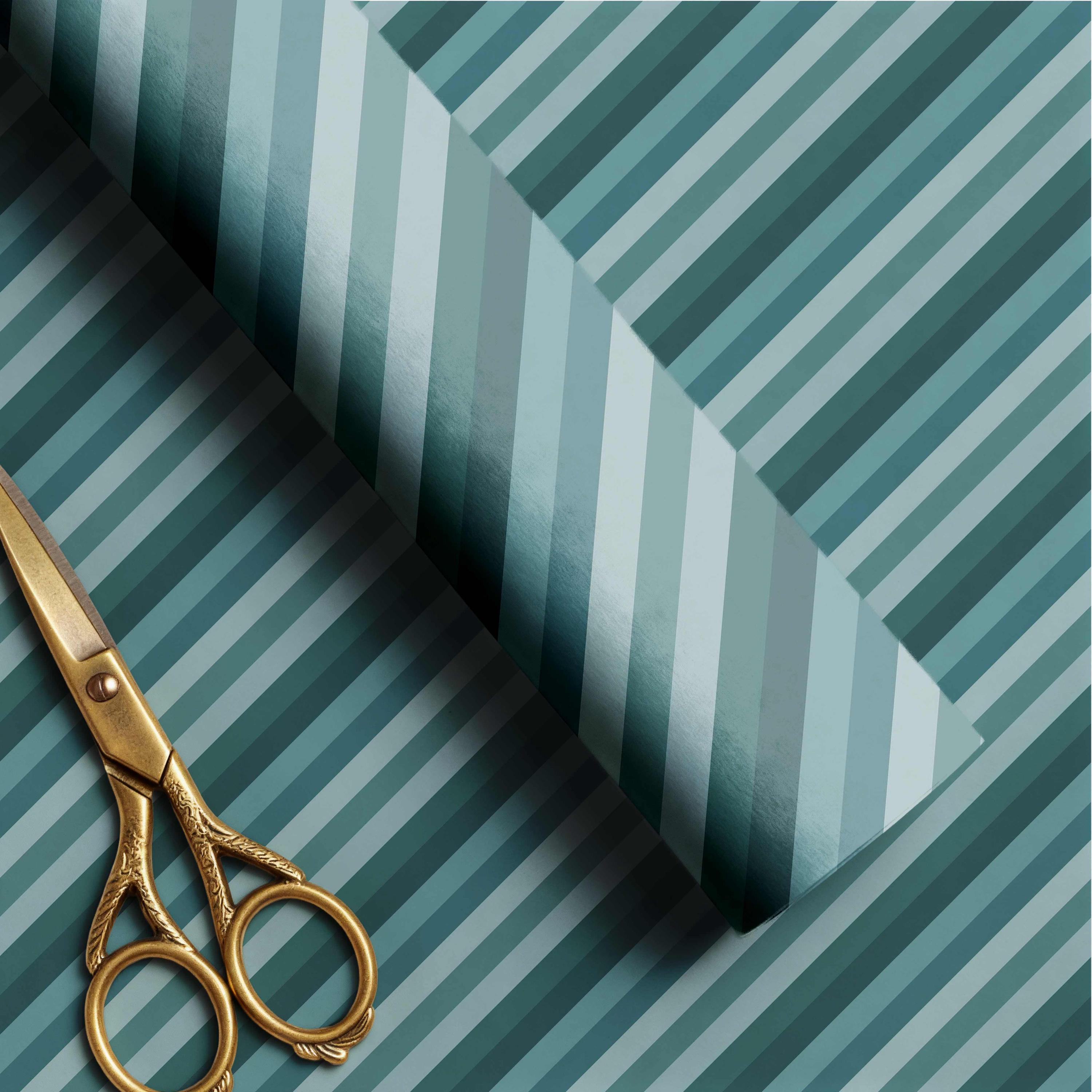Teal Printable Gift Wrap, Seamless Wrapping Paper Pattern, Elegant Teal ...