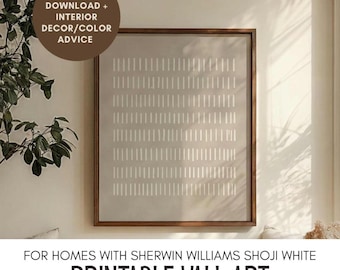 Beige Brush Stroke Wall Art for Sherwin Williams Shoji White home, Organic Modern Art, Beige Wabi Sabi Art Print, Earthy Muted Scandi Poster