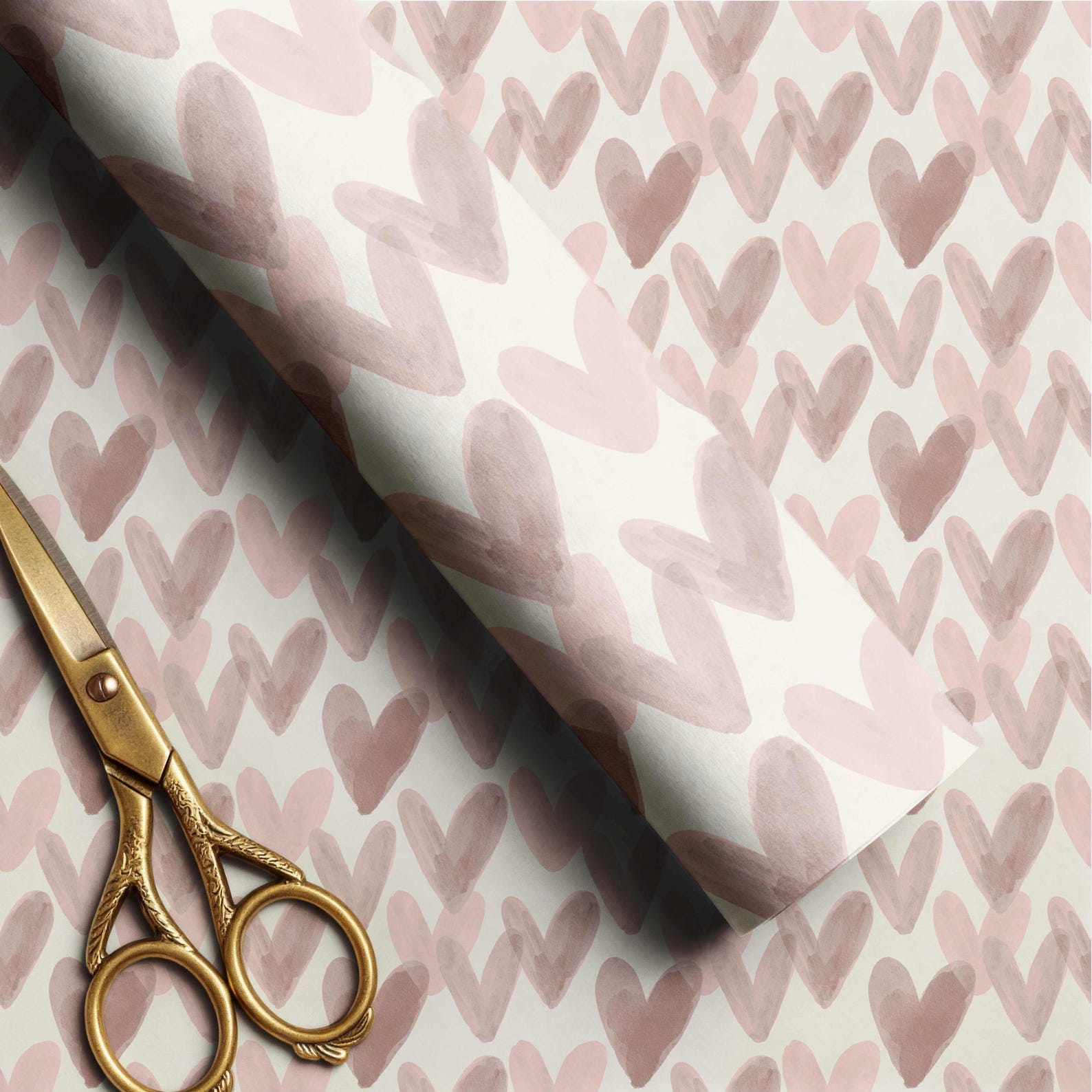 Blush Pink Printable Gift Wrap, Seamless Wrapping Paper Pattern, Pink ...