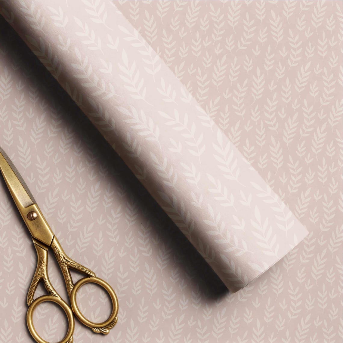 Blush Pink Printable Gift Wrap, Seamless Wrapping Paper Pattern, Pink ...