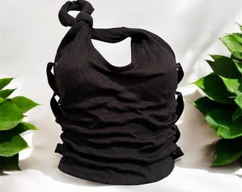 Highly Requested Black Frozen Epoxy Corset Tank Top: Wet Look Statement Piece for special occasions