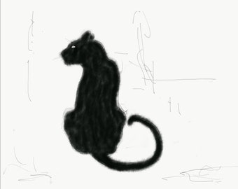 Black Panther drawing