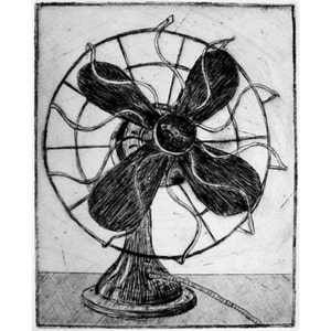 Westinghouse Fan (original etching)