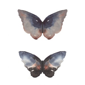 Moth Watercolor Print, Moth Art Print