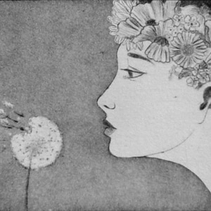 Etching Print Summertime