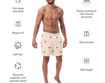 HEART OF HEARTS Herren-Badehose