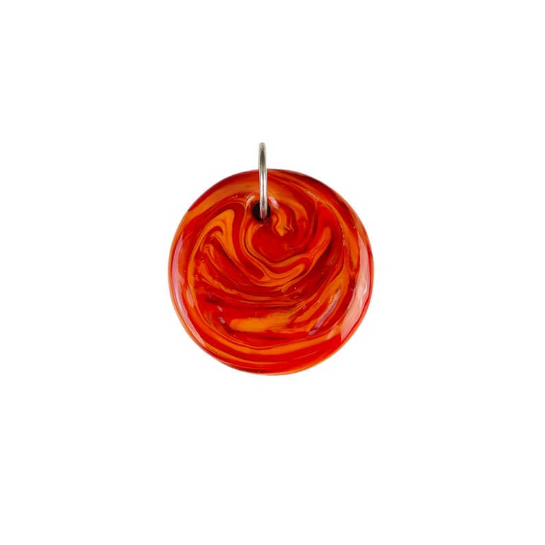 red fire jewelry pendant