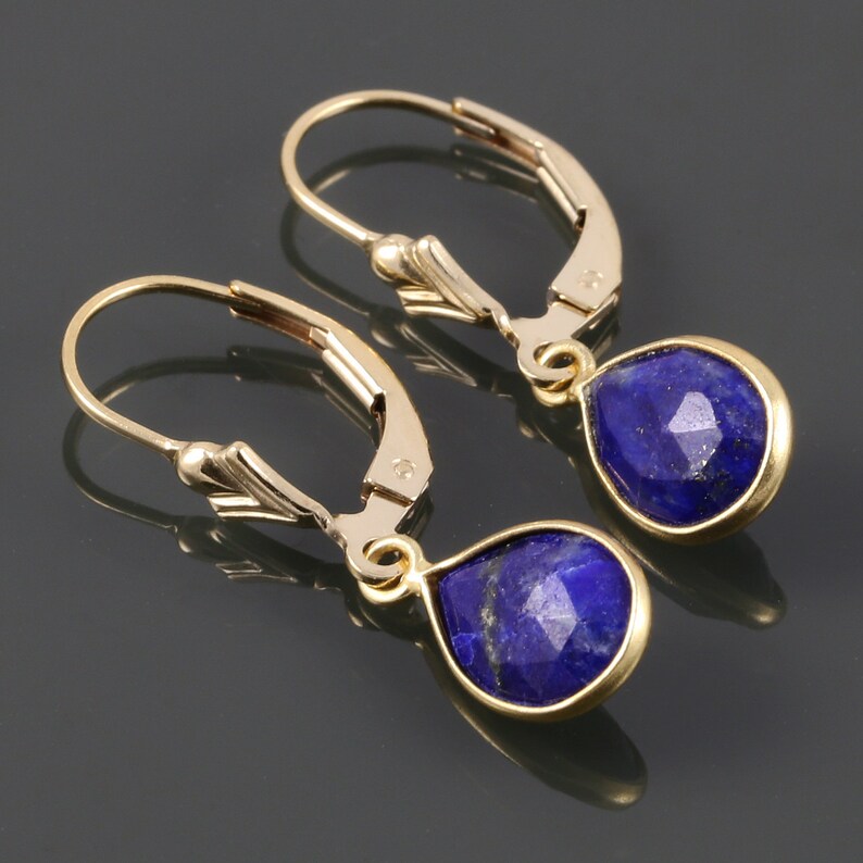 Details about LAPIS LAZULI DROP ELONGATED LEVER BACK GORGEOUS 14K GOLD FILLED EARRINGS Details about LAPIS LAZULI DROP ELONGATED LEVER BACK GORGEOUS 14K GOLD FILLED EARRINGS
