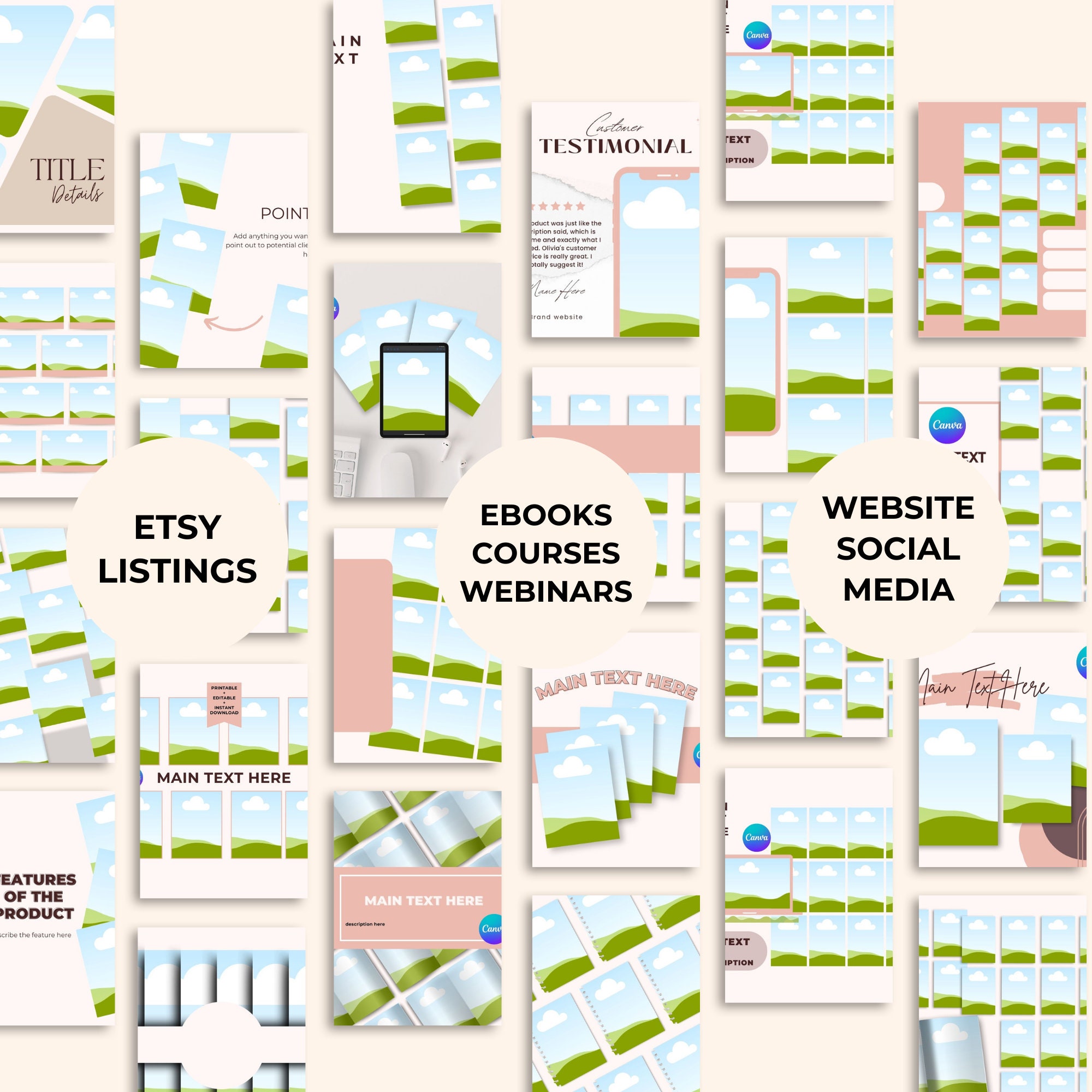 Digital Mockup Listing Etsy Mockup Canva Template Customize Mockup Digital Mockup Listing Etsy Mockup Canva Template Customize Mockup