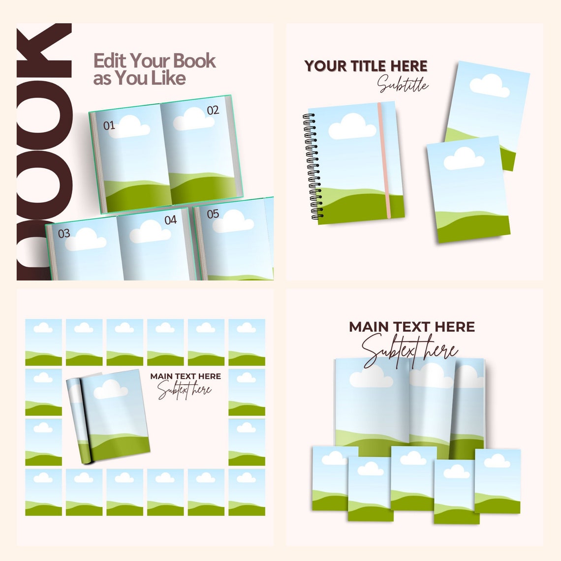 Digital Mockup Listing Etsy Mockup Canva Template Customize Mockup ...