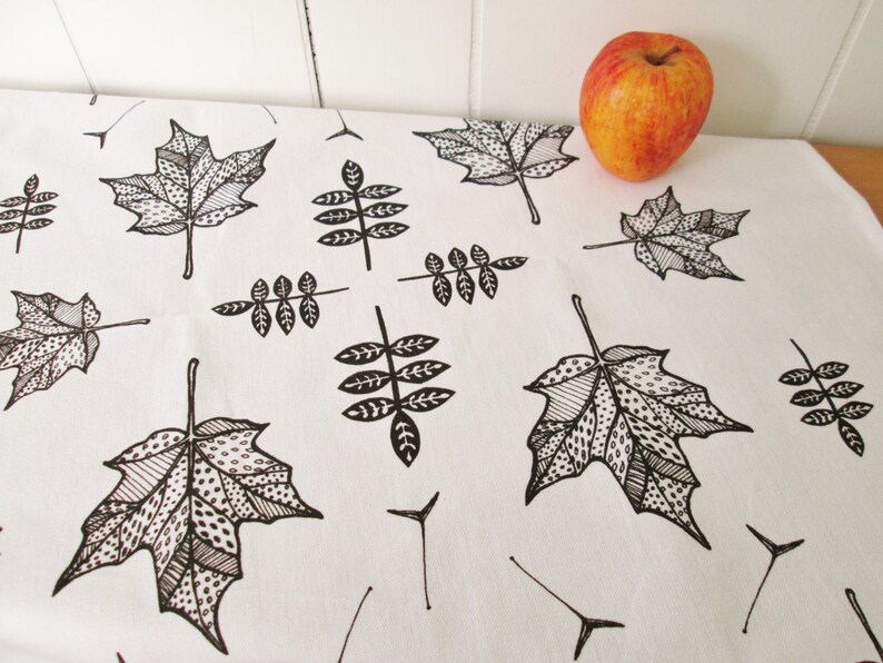 Mod Maple Organic Tea Towel Etsy