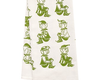 organic all over pattern elf towel