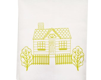 house organic tea towel