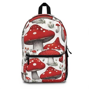 Roter Pilz Rucksack Bild 1