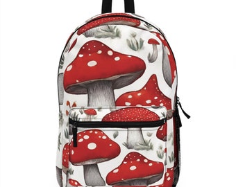 red mushroom Backpack