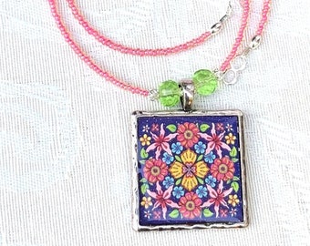 Thaneeya no. 2 - artist pendant necklace handmade unique gift for woman mom mother's day best friend