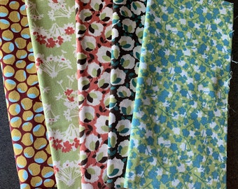Westminster Designer Fabric - Cotton Bolls, Chestnuts, Floral