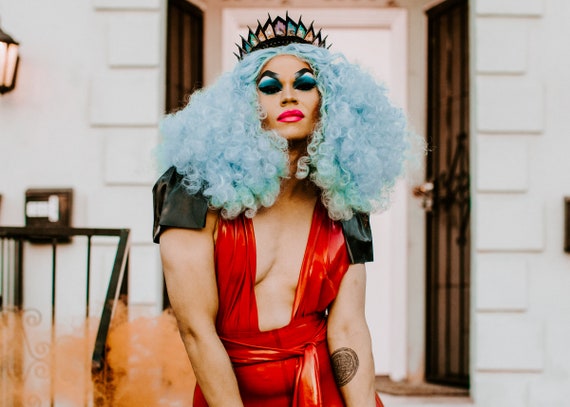 Rainbow Crystal Black Blade Crown - by Loschy Designs