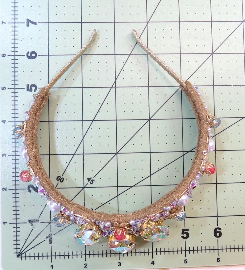 Rapunzel Crown Gold with Rainbow Gemstones by Loschy Designs MADE TO ORDER, ready in 9-10 days image 10