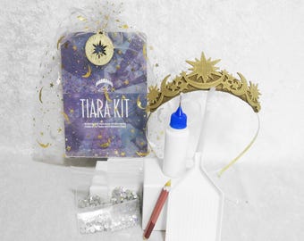 Tiara Kit - Everything you need to decorate your own celestial tiara with rhinestones