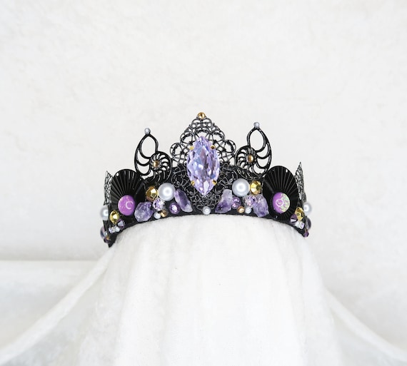 Ursula Inspired Crown the Little Mermaid Made to Order Etsy