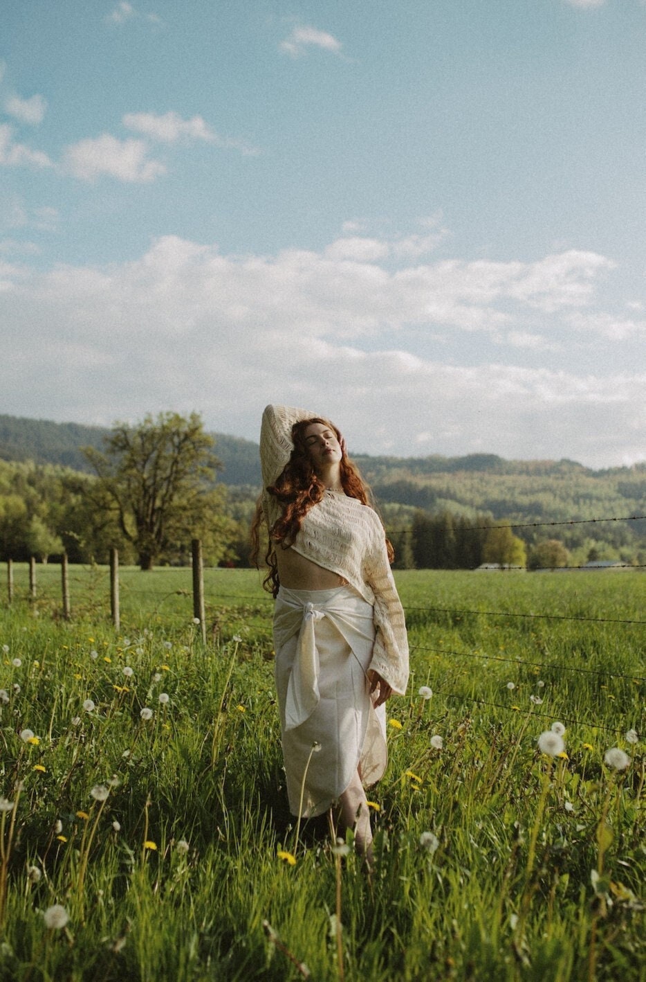 Silk Wrap Skirt 