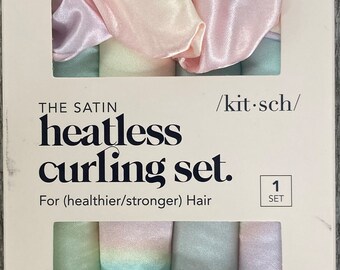 The Satin heatless curling set