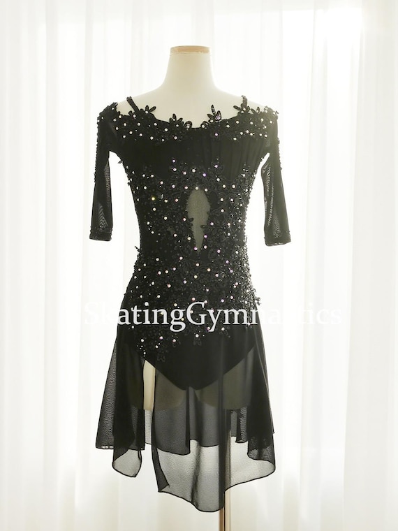 black ice dance dress Loose Fit Stays Up Mid-Calf Dress Socks Navy / Large