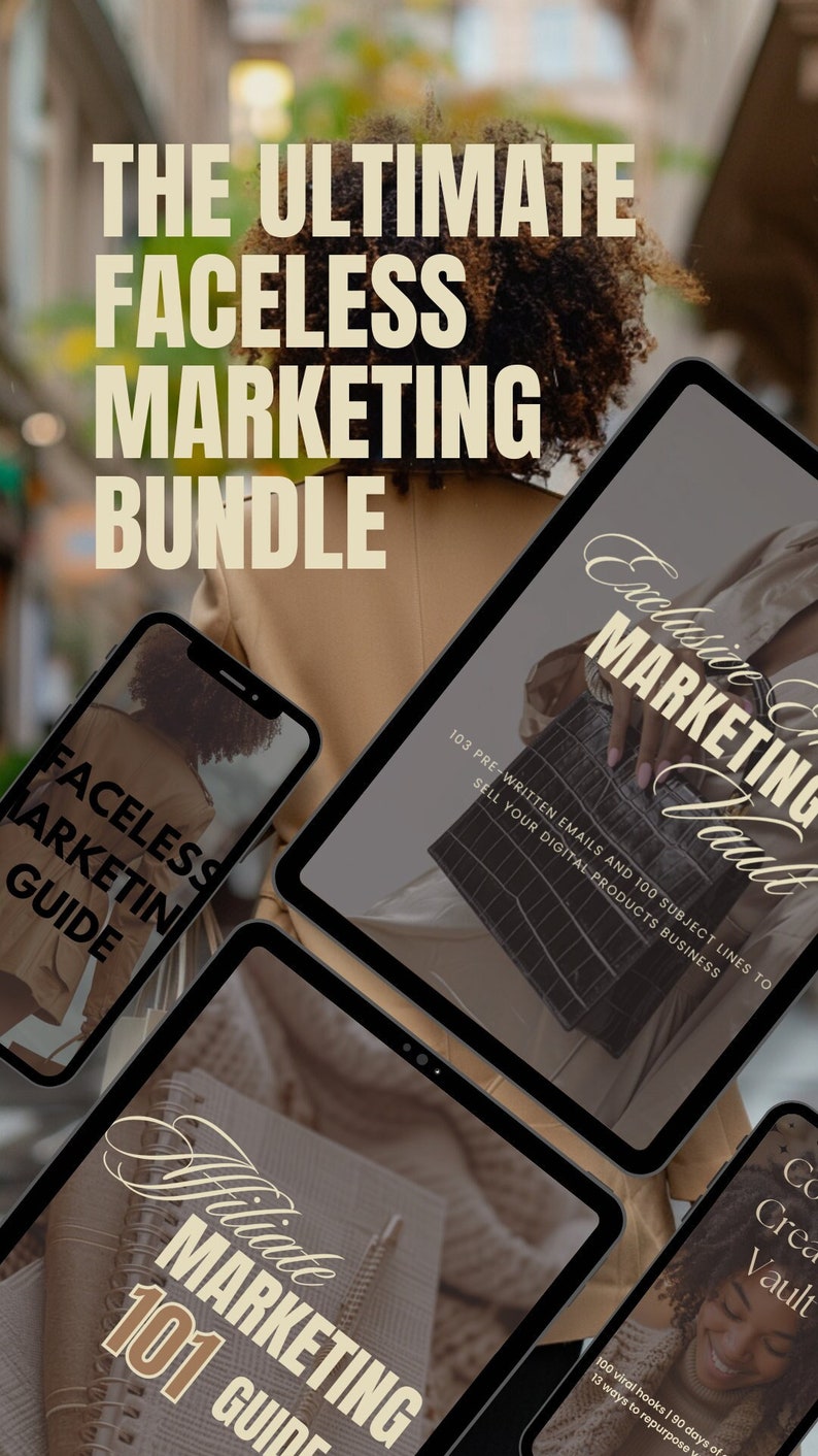 The Ultimate Faceless Marketing Bundle With MRR and PLR PLUS 3 Bonus ...