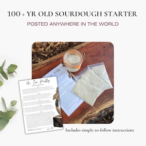 100 Yr + Ancient Super-Strength Organic Sourdough Starter