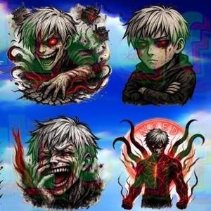 Dead by Daylight - Ken &#39;&#39;The Ghoul&#39;&#39; Kaneki - emotes