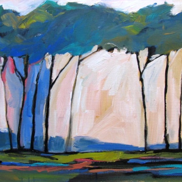 Tall Summer Trees-for Philip!