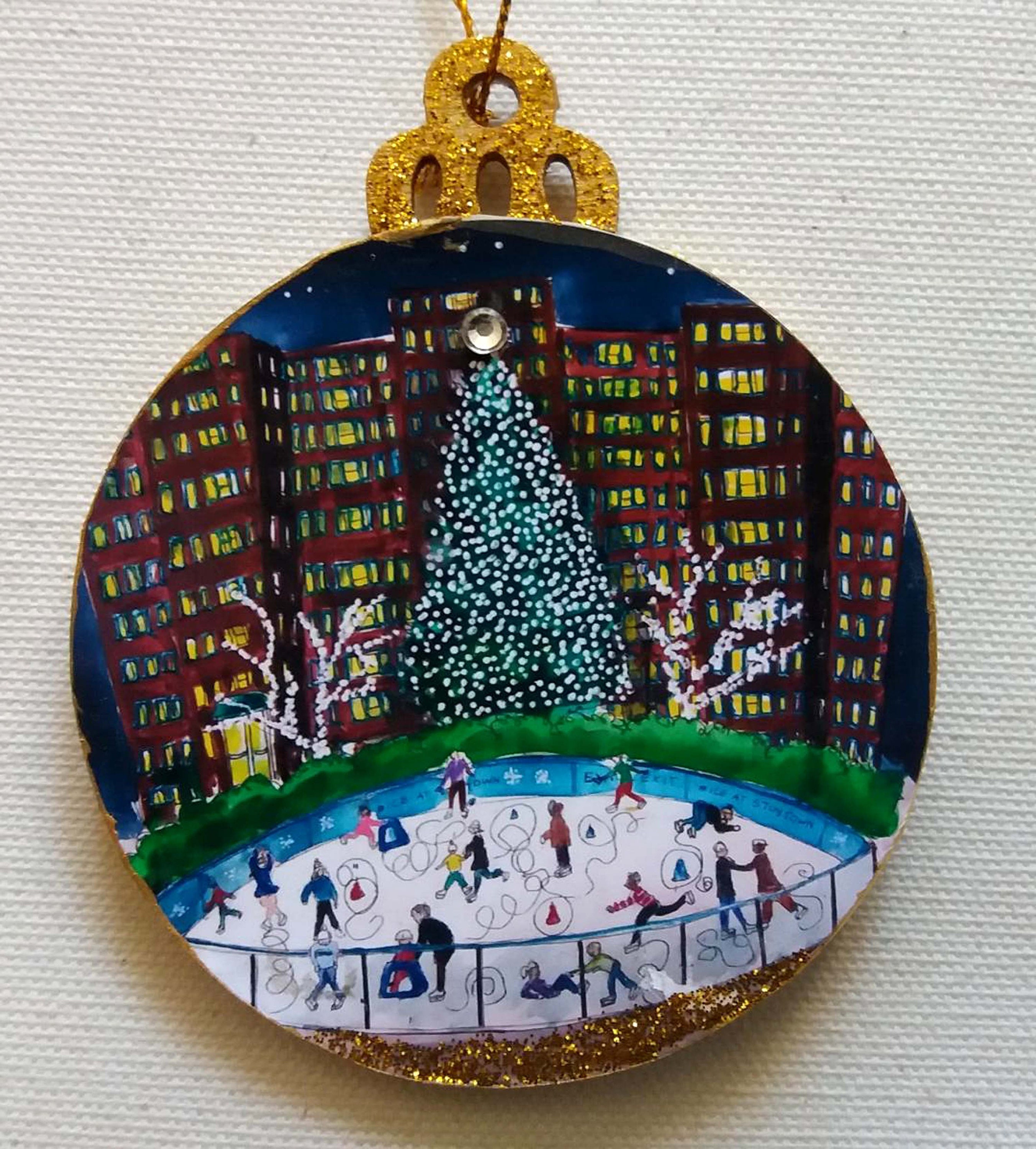 Skating Rink Stuyvesant Town Peter Cooper Village Oval NYC - Etsy Norway