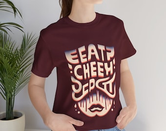 Eat cheer t-shirt, Cheerleading t-shirt, Upside-Down Text t-shirt, Cheer Routine tshirt