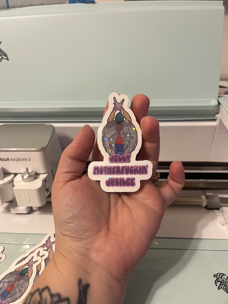 Jelly Jubilee Crescent City Fan Art Vinyl Sticker - Etsy